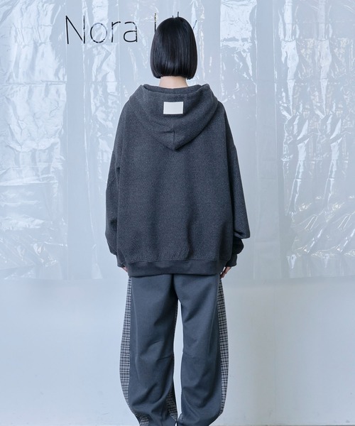 Nora Lily（ノラリリー）の「【Nora Lily】Switching Wide Leg Barrel Pants（スラックス・メンズ・ベージュ/グレー/ブラック・FREE）」の19枚目の写真