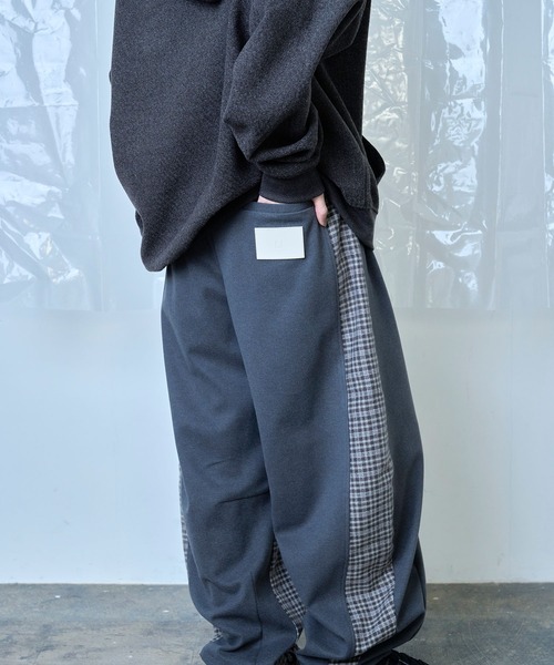 Nora Lily（ノラリリー）の「【Nora Lily】Switching Wide Leg Barrel Pants（スラックス・メンズ・ベージュ/グレー/ブラック・FREE）」の15枚目の写真