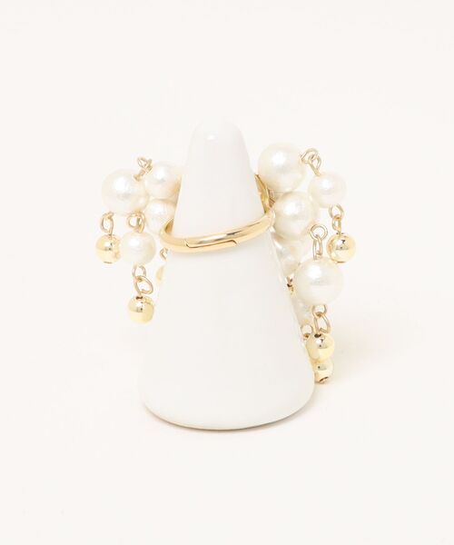 tone（トーン）の「【Tie】cottonpearlring・リング（リング・レディース・その他・FREE）」の2枚目の写真