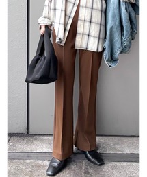 ストレッチジャージフレアパンツ
