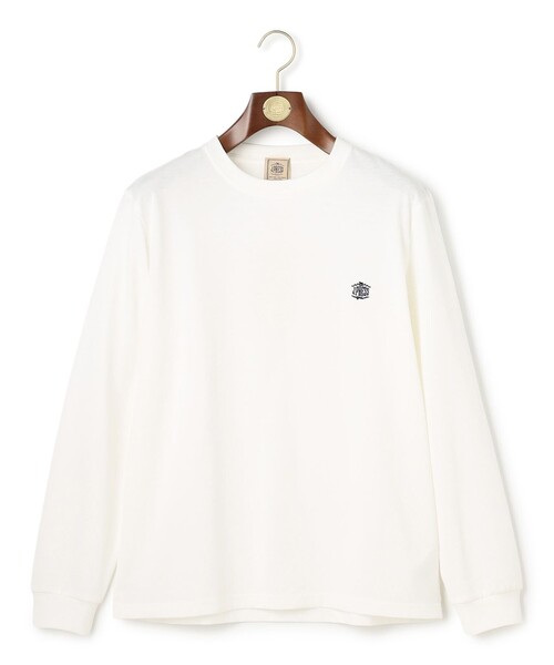 J.PRESS(ジェイプレス)の「オーバルワンポイント ロングスリーブ Tシャツ(Tシャツ/カットソー・メンズ・ネイビー系/ホワイト系・X-LARGE/LARGE/MEDIUM)」の6枚目の写真