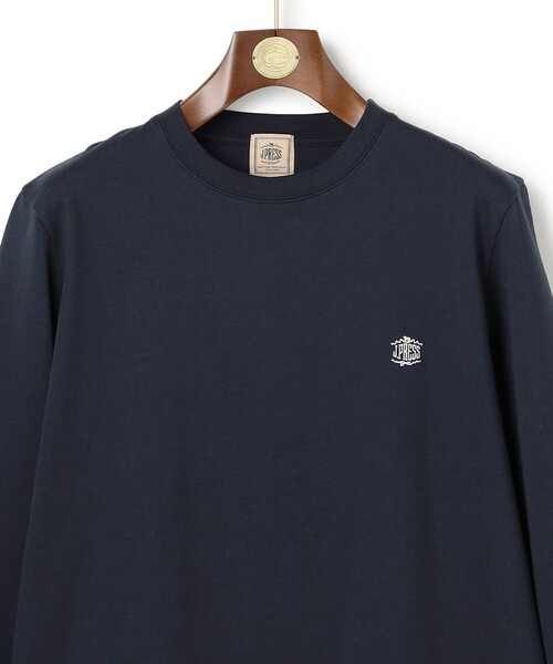 J.PRESS(ジェイプレス)の「オーバルワンポイント ロングスリーブ Tシャツ(Tシャツ/カットソー・メンズ・ネイビー系/ホワイト系・X-LARGE/LARGE/MEDIUM)」の13枚目の写真