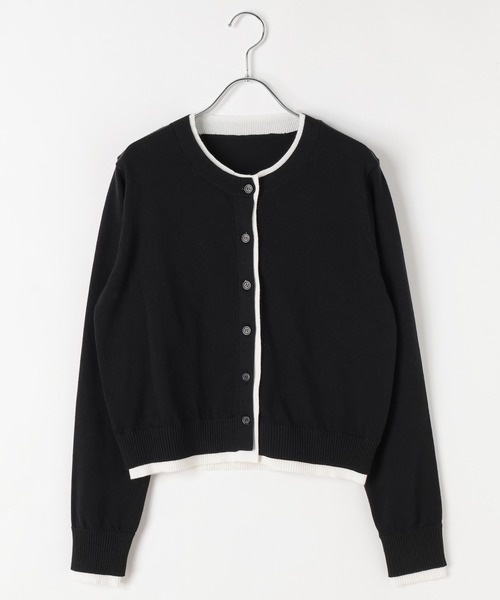 PAGEBOY（ページボーイ）の「【1枚でレイヤード風が叶う】レイヤードライクカーディガン（カーディガン/ボレロ・レディース・ブラック/グレー/オフホワイト/ピンク・FREE）」の13枚目の写真