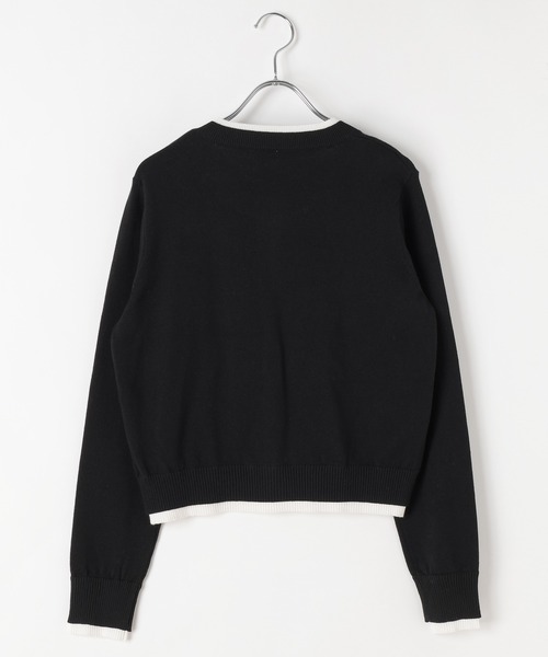 PAGEBOY（ページボーイ）の「【1枚でレイヤード風が叶う】レイヤードライクカーディガン（カーディガン/ボレロ・レディース・ブラック/グレー/オフホワイト/ピンク・FREE）」の12枚目の写真