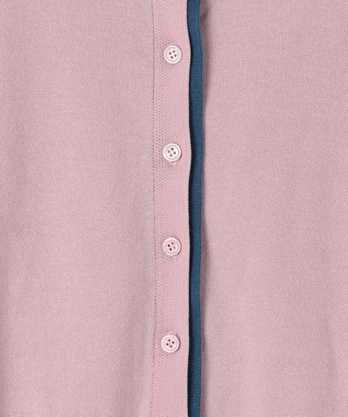 PAGEBOY（ページボーイ）の「【1枚でレイヤード風が叶う】レイヤードライクカーディガン（カーディガン/ボレロ・レディース・ブラック/グレー/オフホワイト/ピンク・FREE）」の5枚目の写真