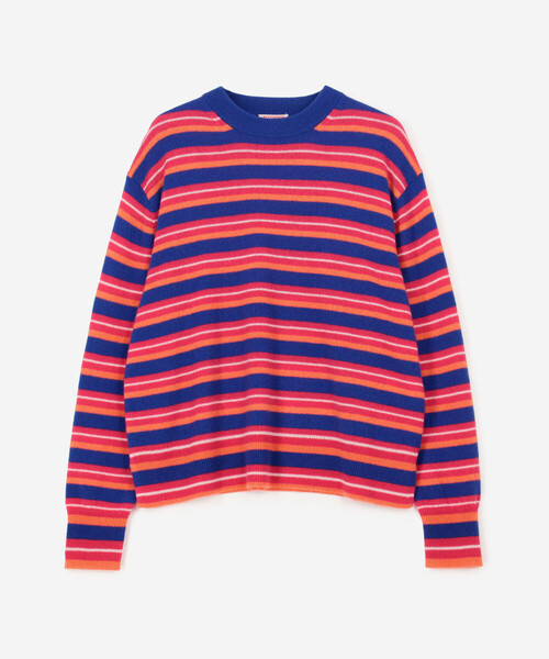 RYE TENDER(ライテンダー)の「RYE TENDER | 〈別注〉マルチボーダー 長袖 クルーネックニット WOMEN(ニット/セーター・レディース・A/C/B・0)」の3枚目の写真