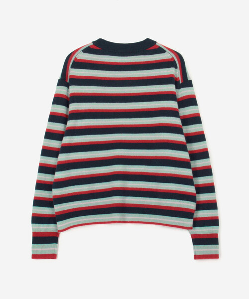 RYE TENDER(ライテンダー)の「RYE TENDER | 〈別注〉マルチボーダー 長袖 クルーネックニット WOMEN(ニット/セーター・レディース・A/C/B・0)」の5枚目の写真