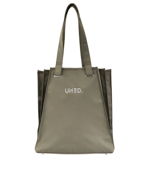 UN3D.(アンスリード)の「MA-1 ORIGAMI PLEATS TOTE(トートバッグ・レディース・ブラック/ベージュ/カーキ・FREE)」の3枚目の写真