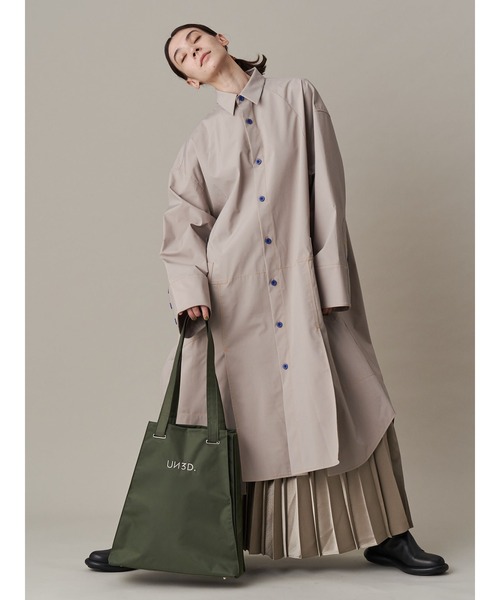UN3D.(アンスリード)の「MA-1 ORIGAMI PLEATS TOTE(トートバッグ・レディース・ブラック/ベージュ/カーキ・FREE)」の10枚目の写真