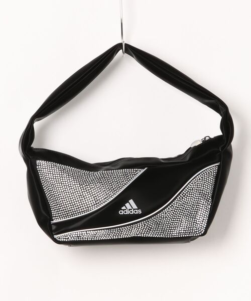 adidas アディダス U SHOULDERBAG S RHINESTONES バッグ KE9595 BLACK