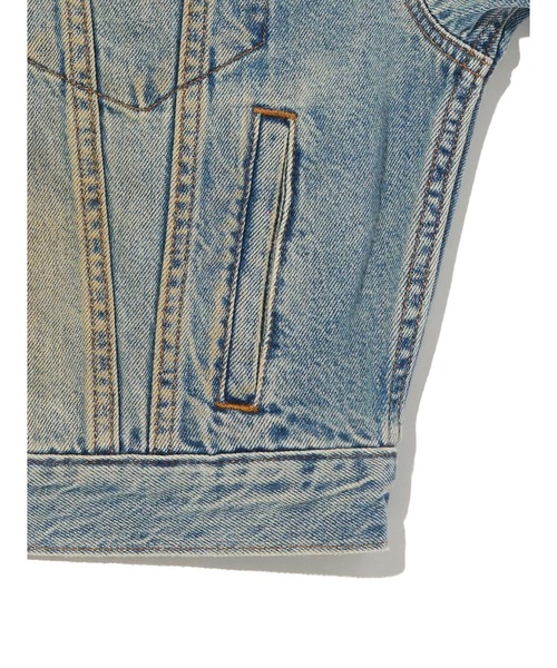 Levi's(リーバイス)の「Levi's/リーバイス SHRUNKEN 90S トラッカージャケット(デニムジャケット・レディース・インディゴブルー・XS/M/S)」の6枚目の写真
