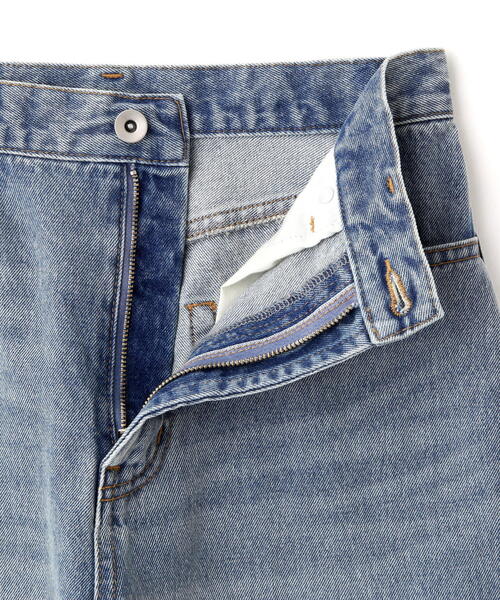 NATURAL BEAUTY BASIC(ナチュラルビューティーベーシック)の「◇サイドスリットストレートデニムパンツ(デニムパンツ・レディース・ブルー系その他2/ブルー・SMALL/MEDIUM/P/S)」の3枚目の写真