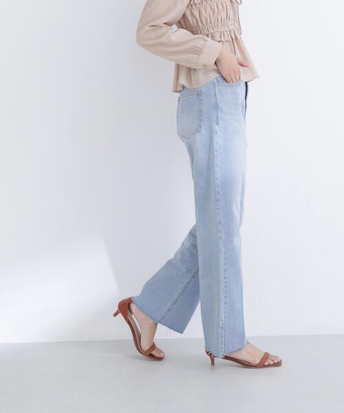 NATURAL BEAUTY BASIC(ナチュラルビューティーベーシック)の「◇サイドスリットストレートデニムパンツ(デニムパンツ・レディース・ブルー系その他2/ブルー・SMALL/MEDIUM/P/S)」の14枚目の写真