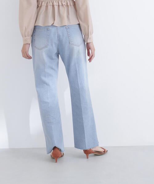 NATURAL BEAUTY BASIC(ナチュラルビューティーベーシック)の「◇サイドスリットストレートデニムパンツ(デニムパンツ・レディース・ブルー系その他2/ブルー・SMALL/MEDIUM/P/S)」の19枚目の写真