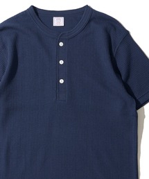 【JEMORGAN / ジェイモーガン】ワッフル クルーネック ショートスリーブ Tシャツ / サーマル カットソー
