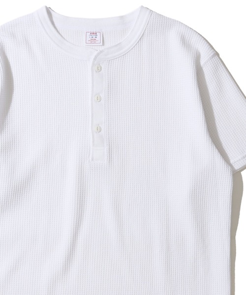 JEMORGAN(ジェーイーモーガン)の「【JEMORGAN / ジェイモーガン】ワッフル クルーネック ショートスリーブ Tシャツ / サーマル カットソー(Tシャツ/カットソー・メンズ・杢グレー/ナチュラル/ブラック/カーキ/ホワイト/ネイビー・MEDIUM/LARGE/X-LARGE)」の1枚目の写真