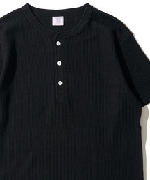 【JEMORGAN / ジェイモーガン】ワッフル クルーネック ショートスリーブ Tシャツ / サーマル カットソー
