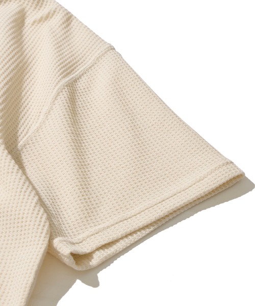 JEMORGAN(ジェーイーモーガン)の「【JEMORGAN / ジェイモーガン】ワッフル クルーネック ショートスリーブ Tシャツ / サーマル カットソー(Tシャツ/カットソー・メンズ・杢グレー/ナチュラル/ブラック/カーキ/ホワイト/ネイビー・MEDIUM/LARGE/X-LARGE)」の9枚目の写真