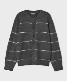 BELIER（ベルリエ）の「ブラシドタムカーディガン - グレーストライプ（カーディガン/ボレロ）」