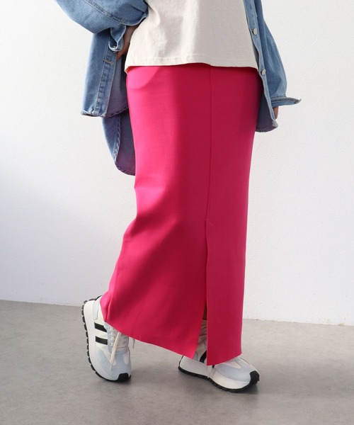 Three Four Time（ｽﾘｰﾌｫｰﾀｲﾑ）の「ダンボールスリットスカート（スカート・レディース・ピンク/ブラック・FREE）」の15枚目の写真