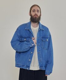 CARGOBROS（カーゴブロス）の「CBクラシックデニムトラッカージャケット（ミディアムブルー）（デニムジャケット）」