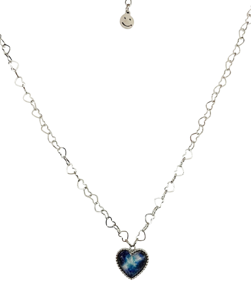 セール】Aurora Love Heart Chain Surgical Steel Necklace