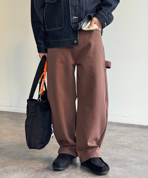 CPCM(シーピーシーエム)の「ヘビー天竺カーブペインターパンツ(その他パンツ・メンズ・チャコールグレー/グレー/ブラウン・FREE)」の1枚目の写真