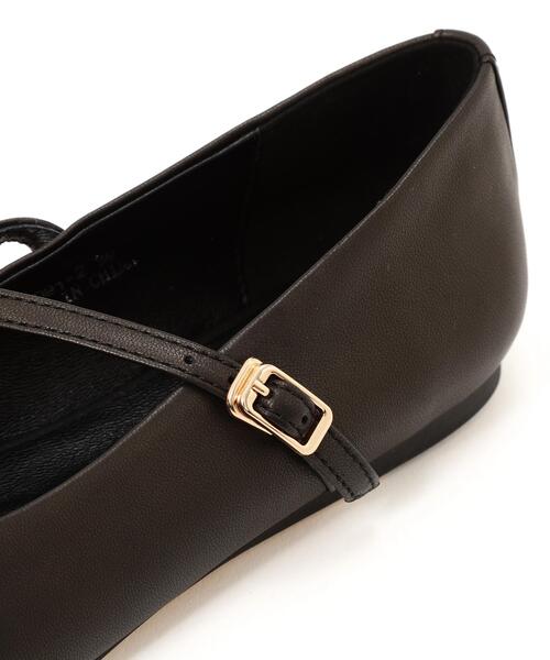 MOHI（モヒ）の「◆【ＭＯＨＩ】メリージェーンフラット（パンプス・レディース・ブラック/ベージュ系その他2・23cm/23.5cm）」の7枚目の写真