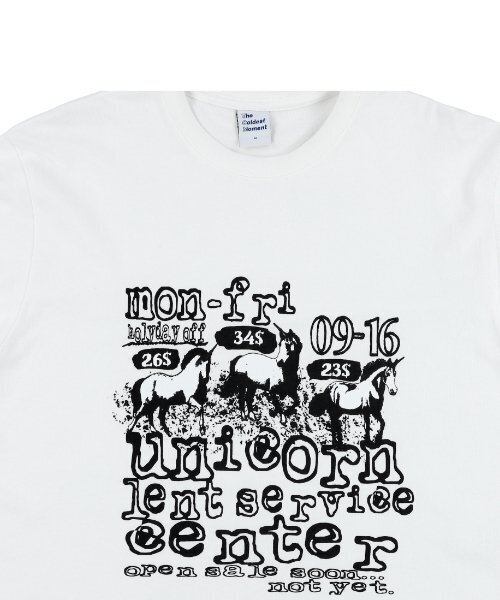 THECOLDESTMOMENT(ザコールデストモーメント)の「TCM unicorn long sleeve (white/ivory)(Tシャツ/カットソー・レディース・その他・M/L)」の4枚目の写真