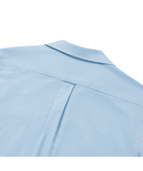 PRODESHIRT（プロデシャツ）の「[コンフォート] クバンオープンカラーカプリキャンプシャツ (ブルーストライプ)（シャツ/ブラウス・メンズ・その他・M/L/XL）」の4枚目の写真