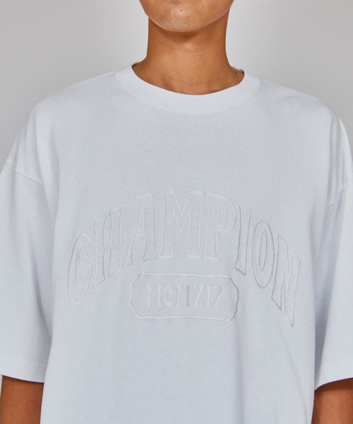 Champion(チャンピオン)の「【Champion/チャンピオン】メンズ アクションスタイル ショートスリーブTシャツ(Tシャツ/カットソー・メンズ・ホワイト/ダークネイビー/ブラック/グレー・LARGE/MEDIUM/X-LARGE)」の5枚目の写真