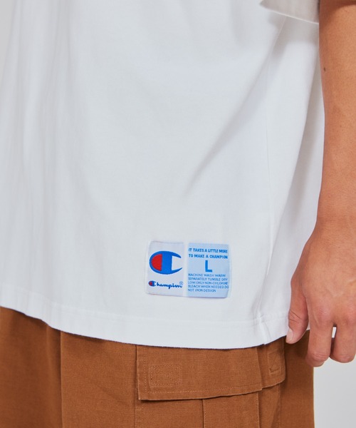 Champion(チャンピオン)の「【Champion/チャンピオン】メンズ アクションスタイル ショートスリーブTシャツ(Tシャツ/カットソー・メンズ・ホワイト/ダークネイビー/ブラック/グレー・LARGE/MEDIUM/X-LARGE)」の7枚目の写真