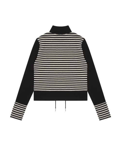 LUVISTRUE(ラヴイズトゥルー)の「LVTR STRIPE TURTLENECK KNIT(BLACK)(ニット/セーター・レディース・その他・FREE)」の3枚目の写真
