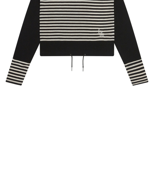 LUVISTRUE(ラヴイズトゥルー)の「LVTR STRIPE TURTLENECK KNIT(BLACK)(ニット/セーター・レディース・その他・FREE)」の5枚目の写真