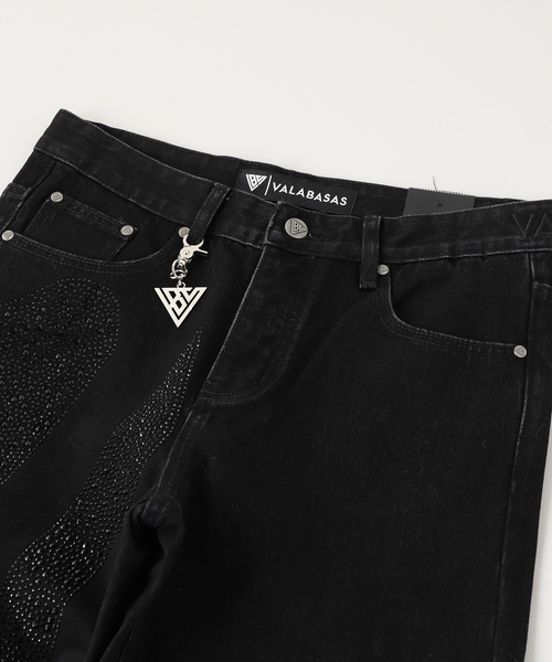 【新品】 VALABASAS ストレート サイズ29 ブラック VALABASAS/ヴァラバサス BLACK STRAIGHT 【公式通販】