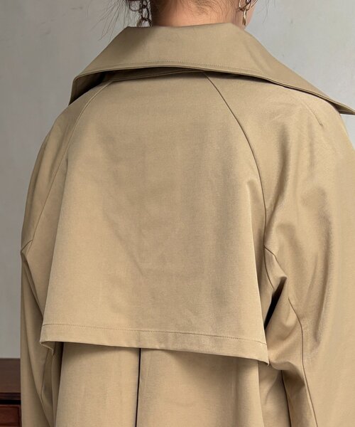 Chez toi（シェトワ）の「バックフレアコート（その他アウター・レディース・ベージュ/ネイビー・FREE）」の16枚目の写真