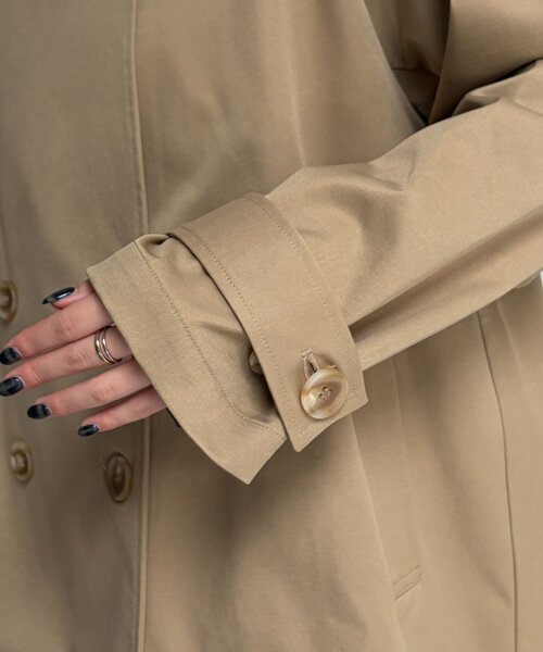 Chez toi（シェトワ）の「バックフレアコート（その他アウター・レディース・ベージュ/ネイビー・FREE）」の20枚目の写真
