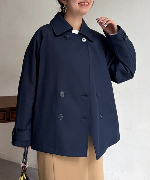 Chez toi（シェトワ）の「バックフレアコート（その他アウター・レディース・ベージュ/ネイビー・FREE）」の22枚目の写真