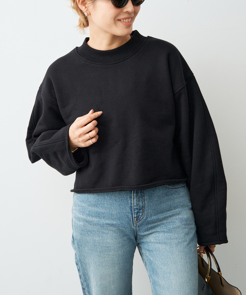 CELERI（セルリ）の「CELERI モックネック スウェット（スウェット・レディース・グレー/ブラック・FREE）」の20枚目の写真