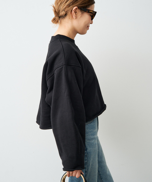 CELERI（セルリ）の「CELERI モックネック スウェット（スウェット・レディース・グレー/ブラック・FREE）」の22枚目の写真