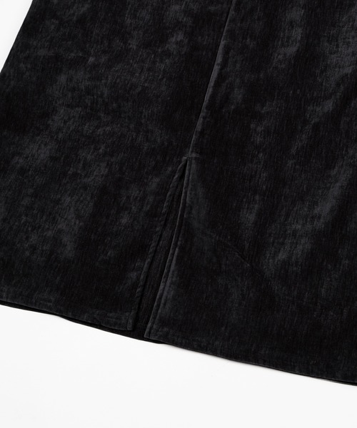 PUNYUS（プニュズ）の「ベロアロングスカート（スカート・レディース・オフホワイト/グレー/ブラック・1/2/3/4/5）」の19枚目の写真