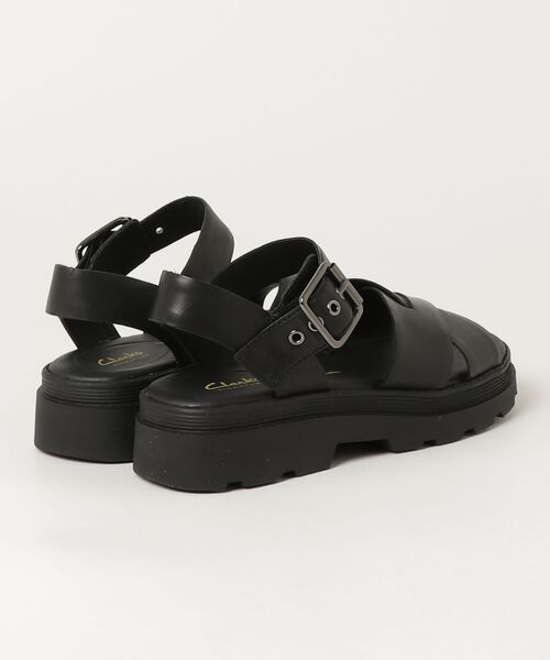 Clarks(クラークス)の「Orinoco3 Cross / オリノコ3クロス (ブラックレザー)(サンダル・レディース・ブラック・UK4.5/UK4/UK3.5/UK3/UK6/UK5.5/UK5)」の8枚目の写真
