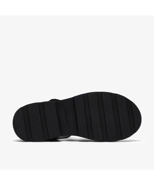 Clarks(クラークス)の「Orinoco3 Cross / オリノコ3クロス (ブラックレザー)(サンダル・レディース・ブラック・UK4.5/UK4/UK3.5/UK3/UK6/UK5.5/UK5)」の3枚目の写真