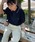 FRED PERRY�i�t���b�h�y���[�j�́u[FRED PERRY/�t���b�h�y���[] �c�C���e�B�b�v���C�� �����|�C���g���S�h�J�|���V���c M3600�i�|���V���c�j�v�b�l�C�r�[�n1