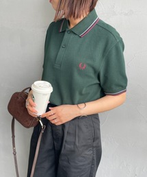 FRED PERRY（フレッドペリー）の「[FRED PERRY/フレッドペリー] ツインティップライン ワンポイントロゴ刺繍ポロシャツ M3600（ポロシャツ）」