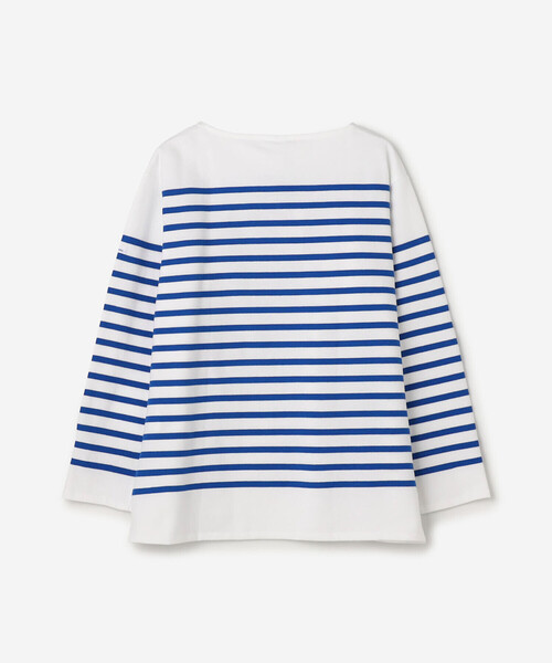 Bshop（ビショップ）の「ORCIVAL | ラッセル ボートネック フレンチセーラーTシャツ MEN（Tシャツ/カットソー・メンズ・グレー系その他/ブルー系その他・3/4/5/6）」の4枚目の写真