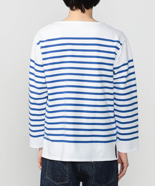 Bshop（ビショップ）の「ORCIVAL | ラッセル ボートネック フレンチセーラーTシャツ MEN（Tシャツ/カットソー・メンズ・グレー系その他/ブルー系その他・3/4/5/6）」の11枚目の写真