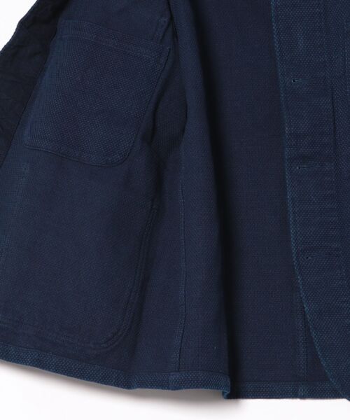 BLUE BLUE JAPAN（ブルーブルージャパン）の「ホンアイライトサシコ カバーオール（カバーオール・メンズ・インディゴブルー・L/XL/S/M）」の3枚目の写真