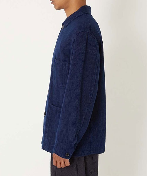 BLUE BLUE JAPAN（ブルーブルージャパン）の「ホンアイライトサシコ カバーオール（カバーオール・メンズ・インディゴブルー・L/XL/S/M）」の5枚目の写真
