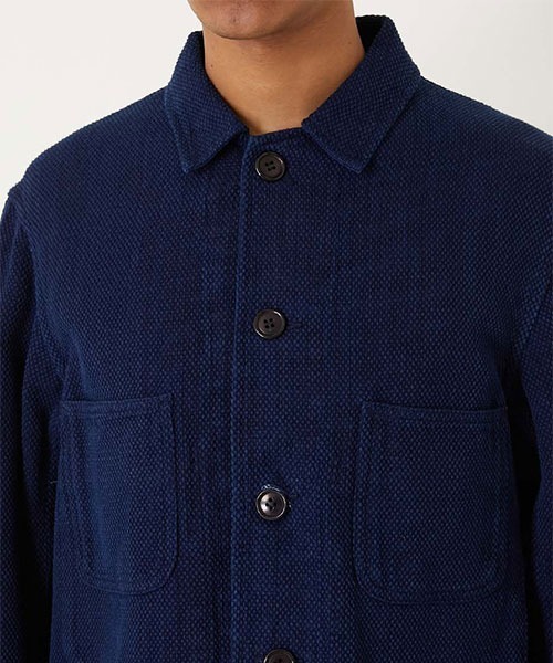 BLUE BLUE JAPAN（ブルーブルージャパン）の「ホンアイライトサシコ カバーオール（カバーオール・メンズ・インディゴブルー・L/XL/S/M）」の8枚目の写真